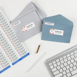 New Avery Easy Peel Laser Return Address Labels, 1/2