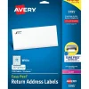 Outlet Avery Easy Peel Laser Return Address Labels, 2/3" x 1 3/4", White, 1,500 Labels/Pack (5195)