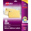 Hot Avery Easy Peel Laser Return Address Labels, 2/3" x 1-3/4", Clear, 600 Labels/Pack (15695)