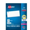 Clearance Avery Easy Peel Laser Return Address Labels, 1/2" x 1-3/4", White, 20,000 Labels/Box (5967)