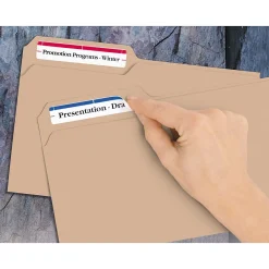 Labels|Avery Easy Peel Laser/Inkjet File Folder Labels, 2/3