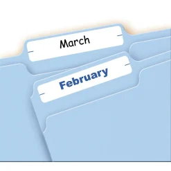 Labels|Avery Easy Peel Laser/Inkjet File Folder Labels, 2/3" x 3-7/16", , 252 Labels/Pack (5202) White