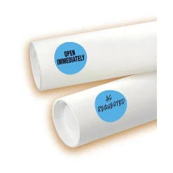 Labels|Avery Easy Peel Laser/Inkjet Color-Coding Labels, 1-1/4" Dia, Light Blue, 400 Labels/Pack (5496)