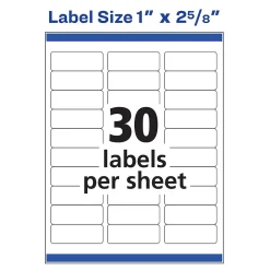 Outlet Avery Easy Peel Laser/Inkjet Address Labels, 1