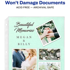 Sheet Protectors|Avery Economy Lightweight Sheet Protectors, 8-1/2