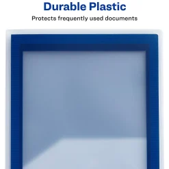 Pocket Folders|Avery Flexi-View 6-Pocket Presentation Folder, Navy Blue (47696)