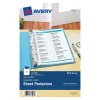 Sheet Protectors|Avery Heavyweight Sheet Protectors, 5.5" x 8.5", Diamond Clear, 15/Pack (77007)