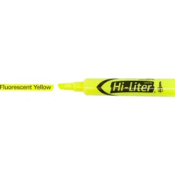 Highlighters|Avery Hi-Liter Desk Style Highlighters, Chisel Tip, Yellow, Dozen (24000)