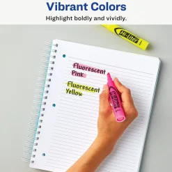 Highlighters|Avery Hi-Liter Desk Style Highlighters, Chisel Tip, Assorted, 24/Pack (98189)
