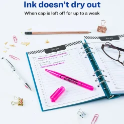 Highlighters|HI-LITER Avery Stick Highlighters, Chisel, Pink, Dozen (23592)