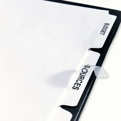 Dividers|Avery Index Maker Print & Apply Label Paper Dividers for Copiers, 8 Tabs, White, 5 Sets/Pack (11422)