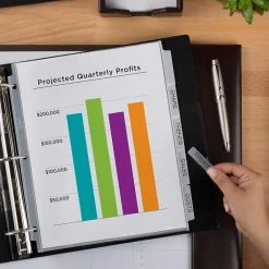 Sheet Protectors|Avery Index Maker Standard Weight Sheet Protector Plastic Dividers, 5-Tab, 8-1/2