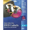 Labels|Avery Inkjet Media Labels, White Matte, 20 Disc and 40 Spine Labels/Pack (8962)