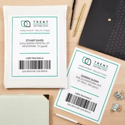 New Avery Inkjet Shipping Labels, 5-1/2