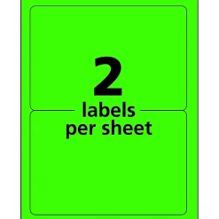 New Avery Laser Shipping Labels, 5-1/2