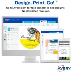 Labels|Avery Laser/Inkjet Media Labels, 2-3/4