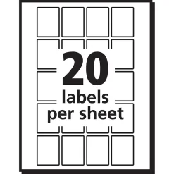 Labels|Avery Laser/Inkjet Multipurpose Labels, 1