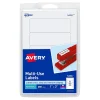 Labels|Avery Laser/Inkjet Multipurpose Labels, 1" x 3", White, 250 Labels/Pack (5436)