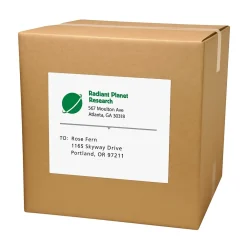 Clearance Avery Laser/Inkjet Shipping Labels, 8-1/2" x 11", White, 250 Labels/Box (95920)