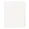 Dividers|Avery Legal Blank Paper Dividers, White Unlaminated Tabs, Letter Size, 25/Pack (11949)
