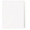 Dividers|Avery Legal Pre-Printed Numeric Paper Divider, 1 -25 Tabs, White, 1 Set (AVE01701)