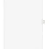 Dividers|Avery Legal Pre-Printed Paper Dividers, Side Tab L, White, Style, Letter Size, 25/Pack (01412)