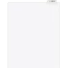 Dividers|Avery Legal Pre-Printed Paper Dividers, Bottom Tab EXHIBIT F, White, Style, Letter Size, 25/Pack (11945)