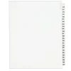 Dividers|Avery Legal Pre-Printed Paper Divider Collated Set, 376-400 Tabs, White, Style, Letter Size (01345)