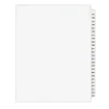 Dividers|Avery Legal Pre-Printed Paper Divider Collated Set, 251-275 Tabs, White, Style, Letter Size (01340)