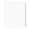 Dividers|Avery Legal Pre-Printed Paper Divider Collated Set, 201-225 Tabs, White, Style, Letter Size (01338)