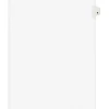 Dividers|Avery Legal Pre-Printed Paper Divider, Side Tab B, White, Style, Letter Size, 25/Pack (01402)