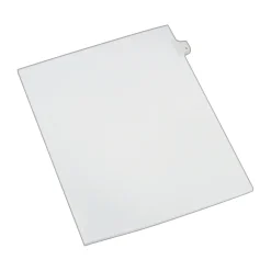 Dividers|Avery Legal Pre-Printed Paper Dividers, Side Tab #4, White, Allstate Style, Letter Size, 25/Pack (82202)