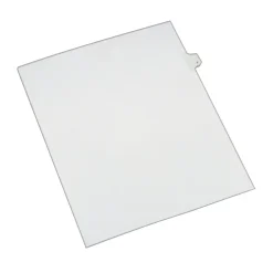 Dividers|Avery Legal Pre-Printed Paper Dividers, Side Tab #7, White, Allstate Style, Letter Size, 25/Pack (82205)