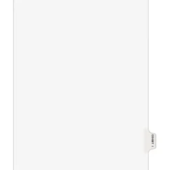 Dividers|Avery Legal Pre-Printed Paper Dividers, Side Tab EXHIBIT I, White, Style, Letter Size, 25/Pack (01379)
