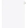 Dividers|Avery Legal Pre-Printed Paper Dividers, Side Tab #2, White, Style, Letter Size, 25/Pack (11912)
