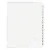 Dividers|Avery Legal Pre-Printed Paper Divider Collated Set, 1-25 Tabs, White, Style, Letter Size (01330)