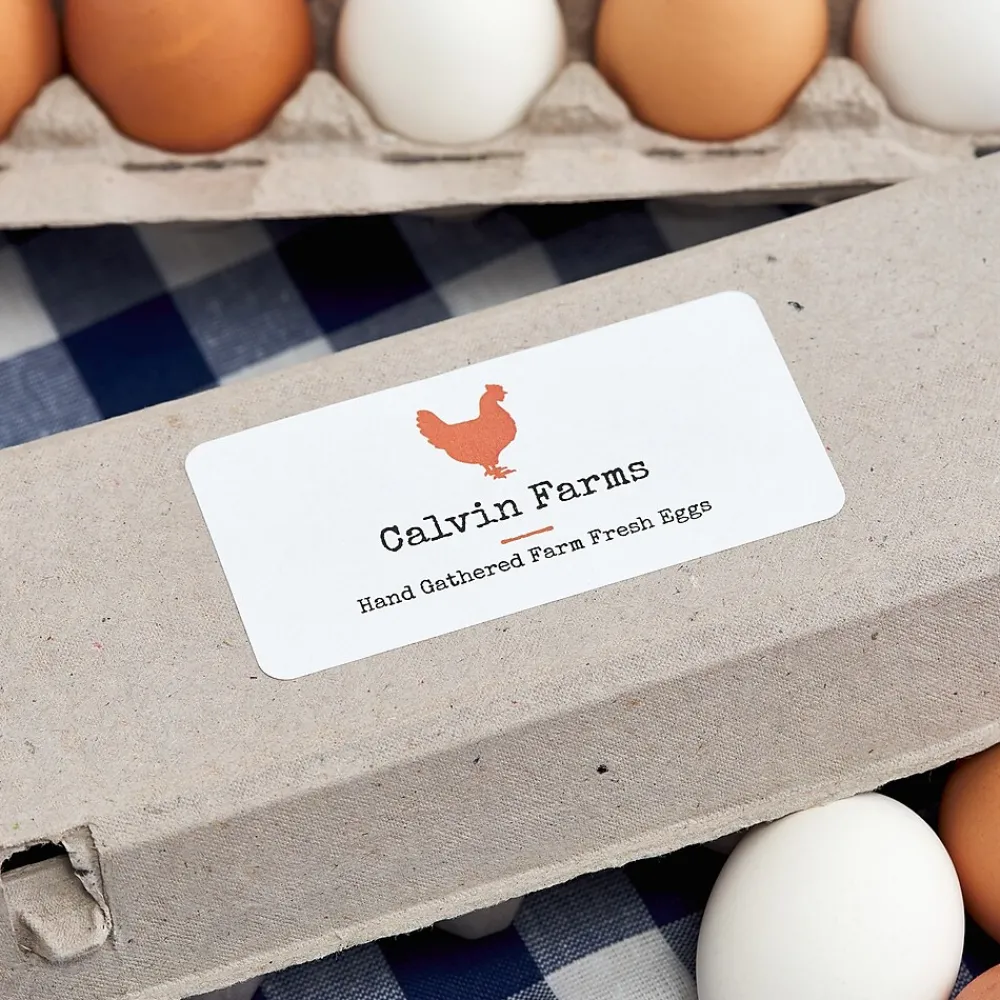 Clearance Avery Mini-Sheets Laser/Inkjet Shipping Labels, 2" x 4", White, 100 Labels/Pack (2163)