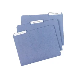 Labels|Avery Mini-Sheets Laser/Inkjet File Folder Labels, 2/3