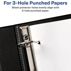 Sheet Protectors|Avery Page Size Heavyweight Sheet Protectors, 8.5" x 11", Diamond Clear, 50/Box (74203)