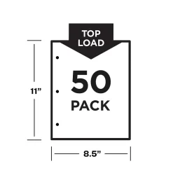 Sheet Protectors|Avery Page Size Heavyweight Sheet Protectors, 8.5