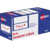 Clearance Avery Pin-Fed Address Labels, White, 1-7/16" x 4", White, 5,000 Labels/Pack (4014)