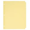 Dividers|Avery Plain Tab Write-On Paper Dividers, 5 Tabs, Buff, 36 Sets/Pack (11501)