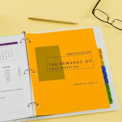 Dividers|Avery Plastic Pre-Printed Monthly Plastic Divider, Jan-Dec Tabs, Multicolor, 1 Set (11331)