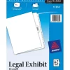 Dividers|Avery Premium Collated Legal Paper Dividers, A-Z & Table of Content Tabs, White, Style, Letter Size (11374)