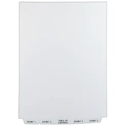 Dividers|Avery Premium Collated Legal Paper Dividers, 1-25 & Table of Content Tabs, White, Style, Letter Size, Bottom Tab (11378)