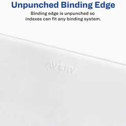 Dividers|Avery Premium Collated Legal Paper Dividers, 76-100 & Table of Content Tabs, White, Style, Letter Size (11397)