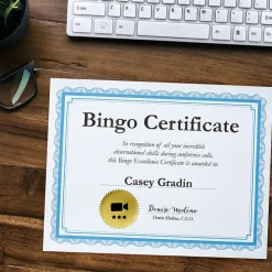 Labels|Avery Printable Inkjet Notary Seal Labels, 2" Dia, Gold Foil, 44 Seals/Pack (5868)