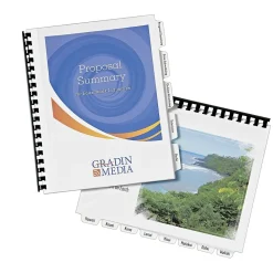 Dividers|Avery Print-On Unpunched Paper Dividers, 8 Tabs, White, 5 Sets/Pack (11553)