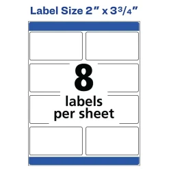 Labels|Avery Print-to-the-Edge Color Laser Shipping Labels, 2