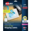 New Avery Print-to-the-Edge Color Laser Shipping Labels, 3-3/4" x 4-3/4", White, 100 Labels/Pack (6878)
